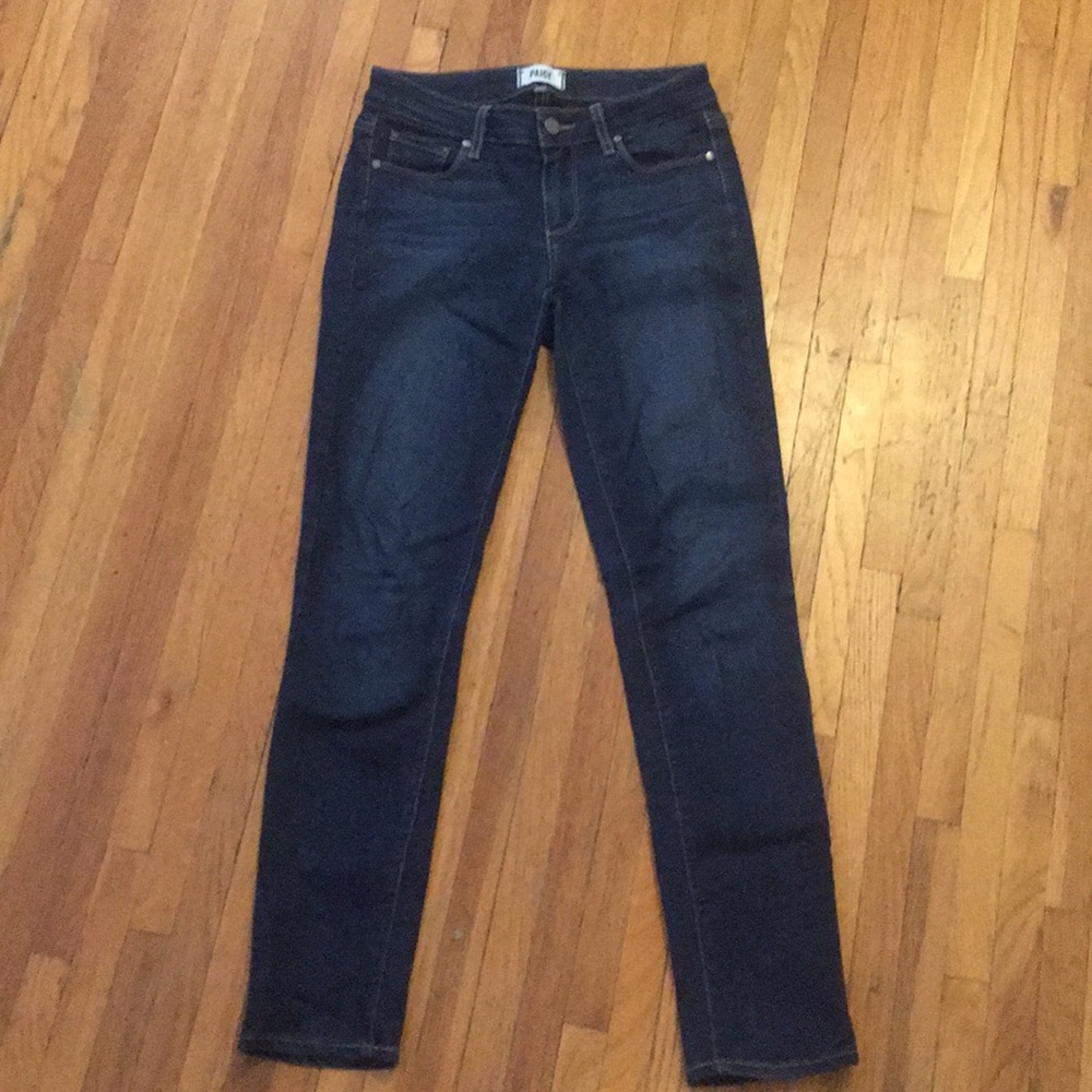 Paige Skyline Ankle Peg Skinny Jeans